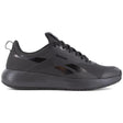 Reebok Work Lite Plus 4 Athletic Soft Toe Slip‑Resistant Shoe – Black Profile View