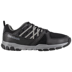 Reebok Work Sublite Soft-Toe Athletic Shoe Black Profile View