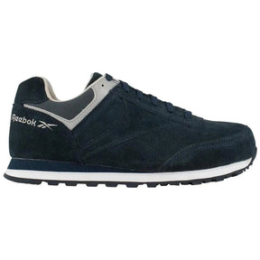 Reebok Work Women's Leelap Steel-Toe Athletic Work Shoe Navy Blue Profile View