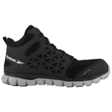 Reebok Work Women's Sublite Cushion Alloy-Toe SD Athletic Work Boot Black Profile View
