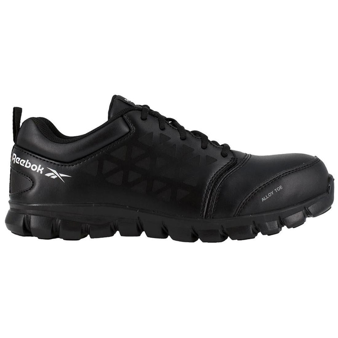 Reebok Women's Sublite Alloy Toe Leather Black RB047 – Steel Toes