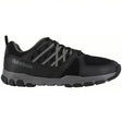 Reebok Work Women's Sublite Steel-Toe Athletic Work Shoe Black/Grey Profile View