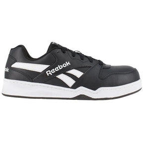 Reebok Work Bb4500 Composite-Toe Athletic Work Shoe Black/White Profile View