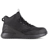 Reebok Work Nano X1 Adventure Composite-Toe Athletic Work Boot Black Profile View