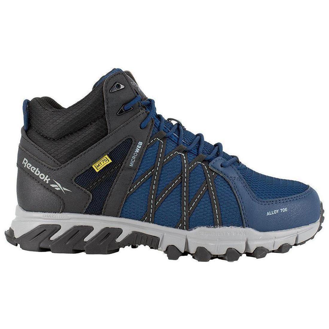 Robby 芽 Reebok Trailgrip Alloy Toe Met Guard Boot Navy Black RB3400