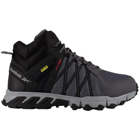 Reebok Work Women's Trailgrip Alloy-Toe Athletic Work Boot Grey/Black Profile View
