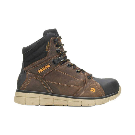 Wolverine Rigger Waterproof CarbonMax Work Boot Brown W10797 Cover Image