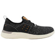 Rockport Works True Flex Composite-Toe Casual Oxford Work Shoe Black Profile View