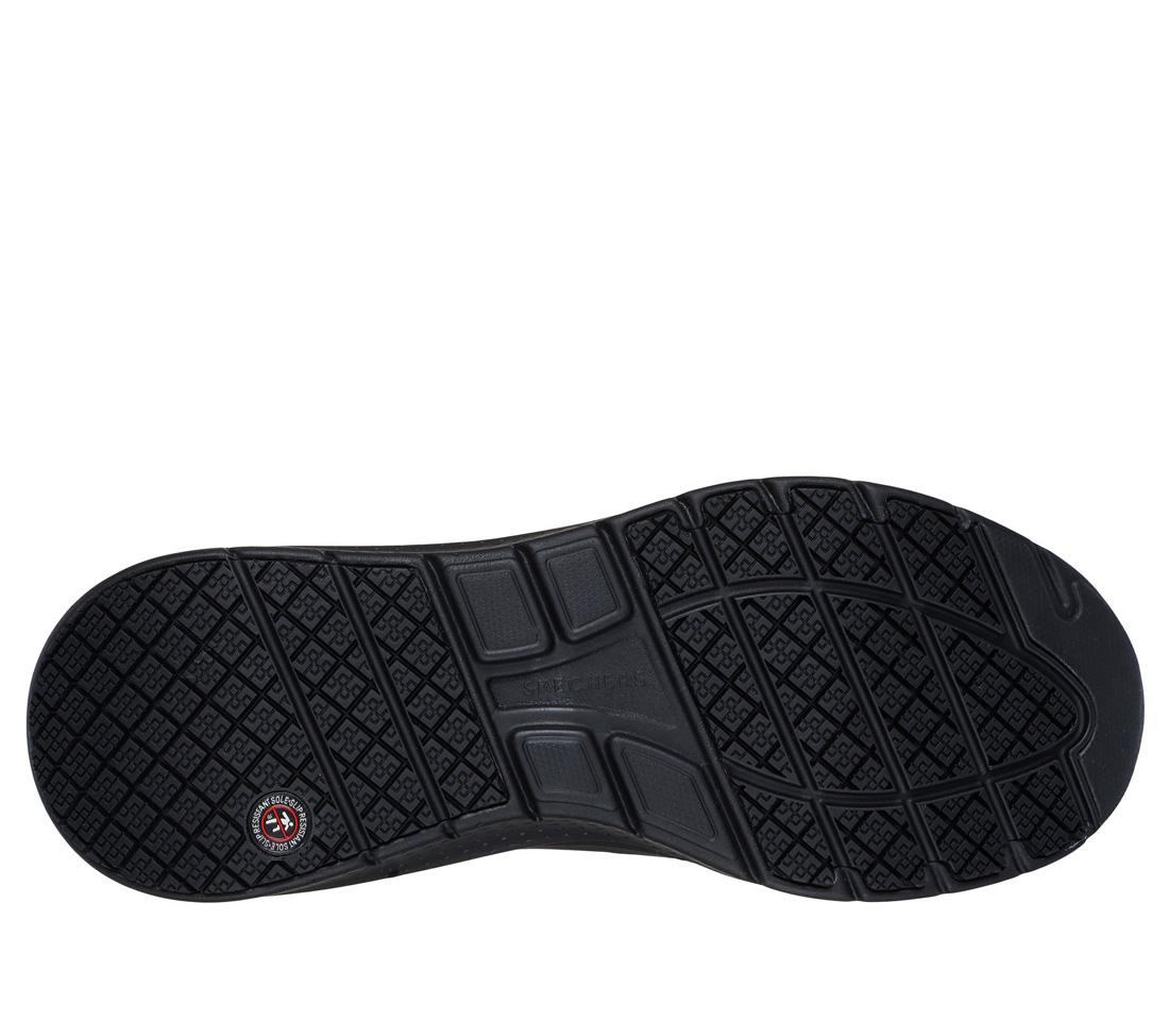 Skechers Work Arch Fit 2.0 Sr Slip Resistant Shoe Black 200331/BLK Sole Image