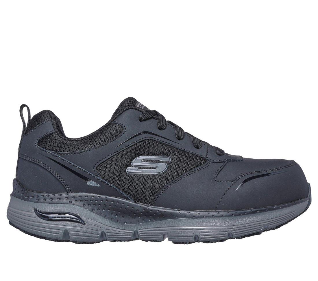Skechers Work Arch Fit Sr Angis Composite-Toe Shoe Black/Charcoal 200134W/BKCC Profile Image
