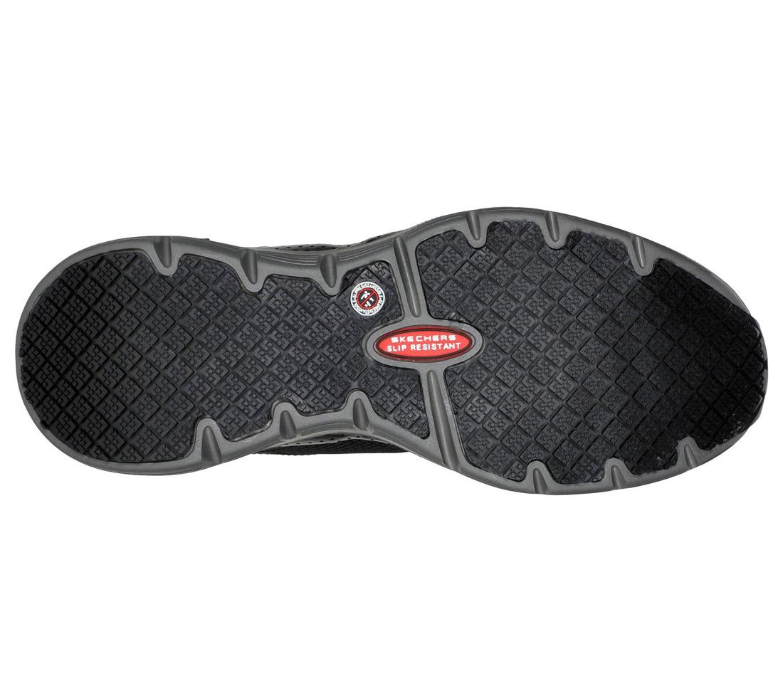 Skechers Work Arch Fit Sr Angis Composite-Toe Shoe Black/Charcoal 200134W/BKCC Sole Image