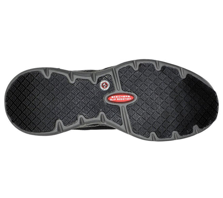 Skechers Work Arch Fit Sr Angis Composite-Toe Shoe Black/Charcoal 200134W/BKCC Sole Image