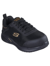 Skechers Work Skechers Cabix Nia Composite-Toe Shoe Black / Gold 108228/blk Profile Image