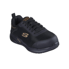 Skechers Work Skechers Cabix Nia Composite-Toe Shoe Black / Gold 108228/blk Profile Image