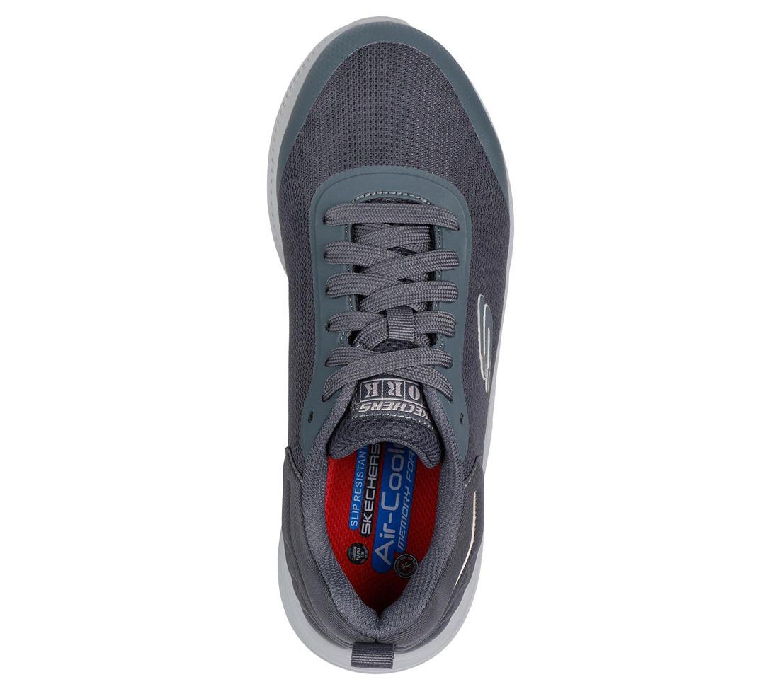 Skechers Work Cabix Nia Composite-Toe Shoe CHARCOAL / PINK 108228/CCPK Heel Image