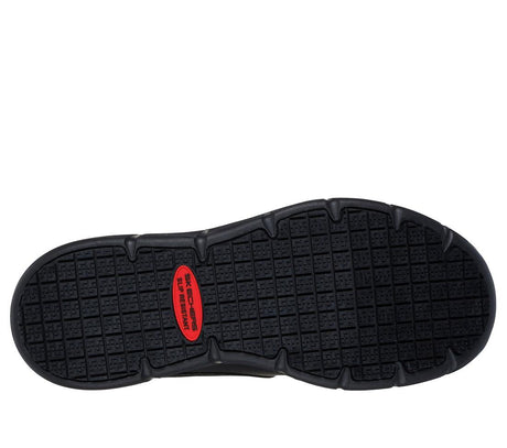 Skechers Work Corart - Uzera Slip Resistant Shoe Black 108274/BLK Sole Image