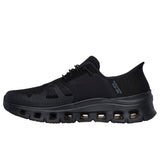 Skechers Work Glide Step Pro Sr Slip Resistant Shoe Black 200337/BLK Medial Image