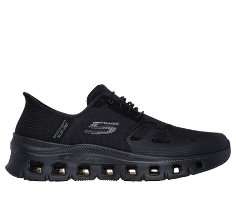 Skechers Work Glide Step Pro Sr Slip Resistant Shoe Black 200337/BLK Profile Image