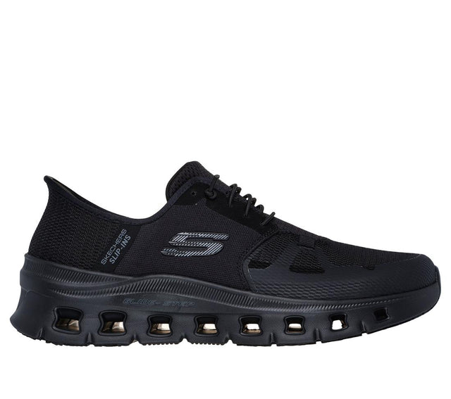 Skechers Work Glide Step Pro Sr Slip Resistant Shoe Black 200337/BLK Profile Image