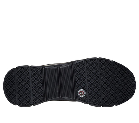 Skechers Work Glide Step Pro Sr Slip Resistant Shoe Black 200337/BLK Sole Image