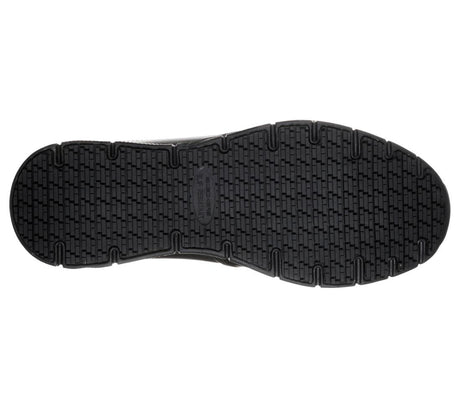 Skechers Work Nampa Groton Slip Resistant Shoe Black 77157/BLK Sole Image