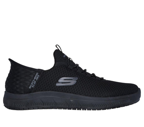 Skechers Work Summits Sr Colsin Slip Resistant Shoe Black 200205/BBK Profile Image