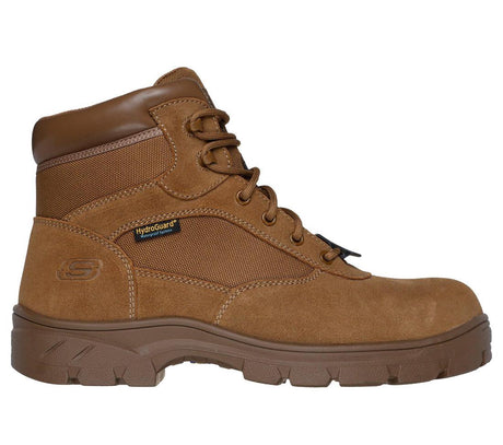 Skechers Work Wascana Baylan Composite-Toe Boot Coyote Brown 200112/CML Profile Image