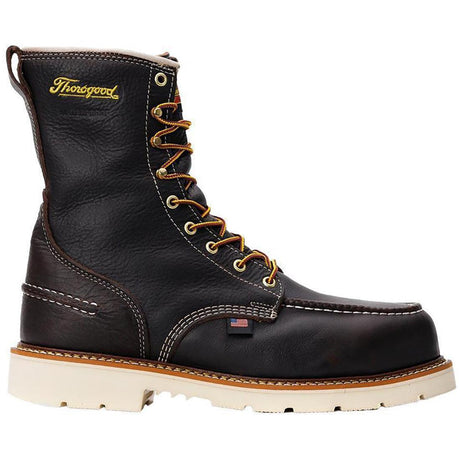 Thorogood 1957 Series 8" Waterproof Steel-Toe Boot Briar Pitstop Profile View