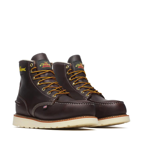 Thorogood 1957 Series 6" Waterproof Moc Steel-Toe Boot with Maxwear Wedge Briar Pitstop Medial View