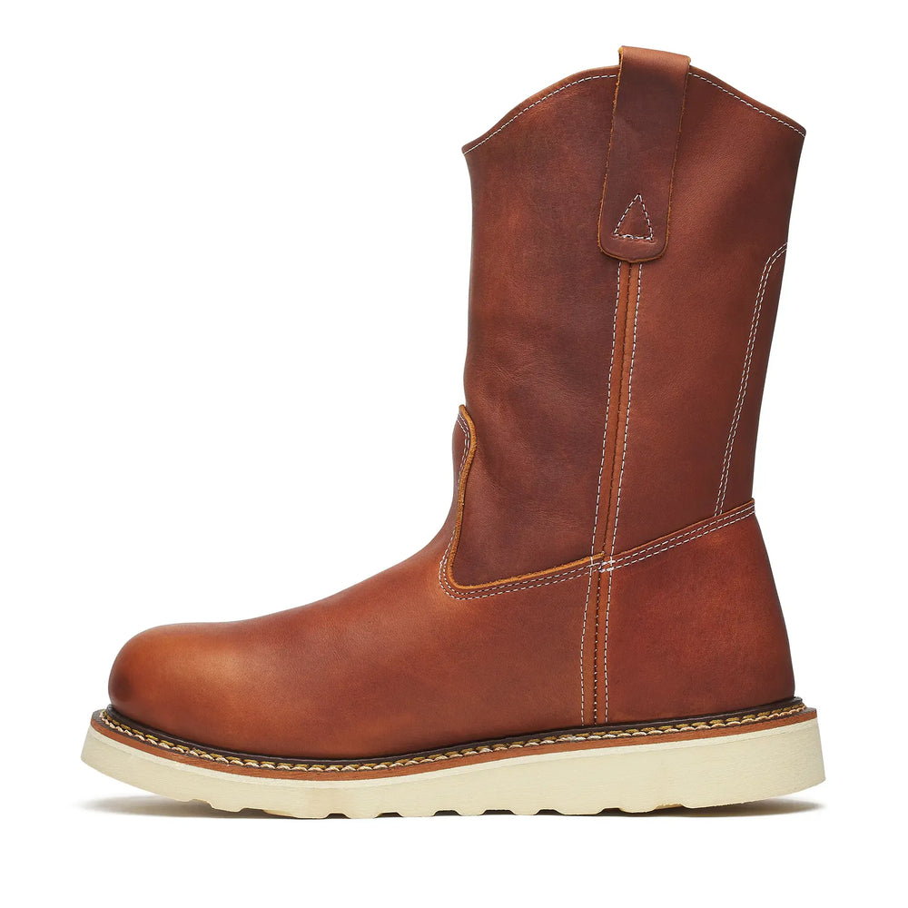 Thorogood American Heritage 11" Pull-On Boot Maxwear Wedge Tobacco Inner Side View