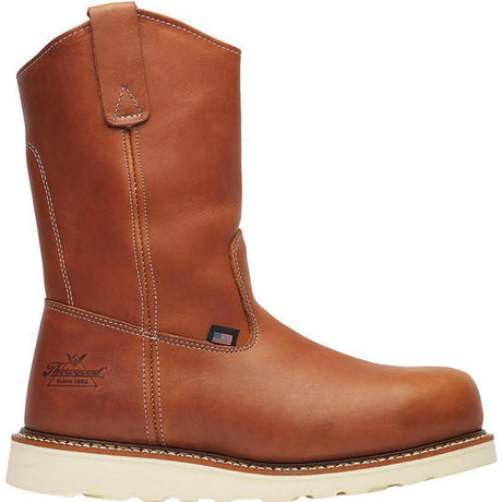 Thorogood American Heritage 11" Steel Toe Pull-On Boot Tobacco Profile View