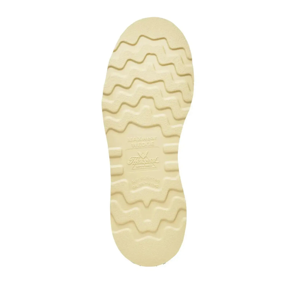 Thorogood American Heritage 6" Moc Toe Boot Maxwear Wedge Black Sole View