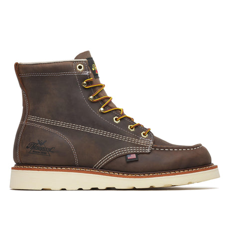 Thorogood American Heritage 6" Moc Toe Boot Maxwear Wedge Trail Crazy Horse side view
