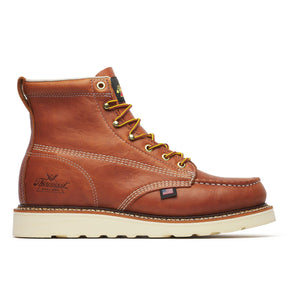 Thorogood American Heritage 6" Moc Toe Boot Maxwear Wedge Tobacco side view