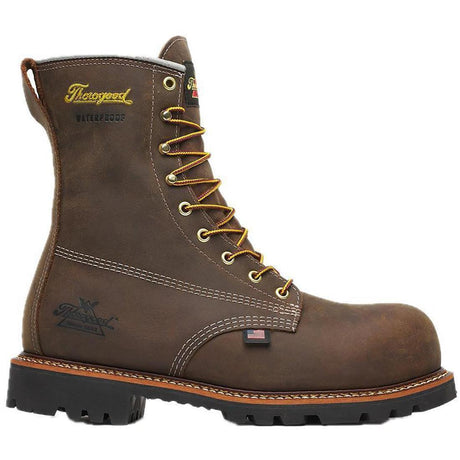 Thorogood American Legacy Series 8" Waterproof Nano Toe Boot Crazy Horse Profile View