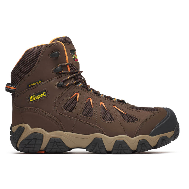 Thorogood Crosstrex Series 6" Composite Toe Waterproof Hiker Boot Brown side view