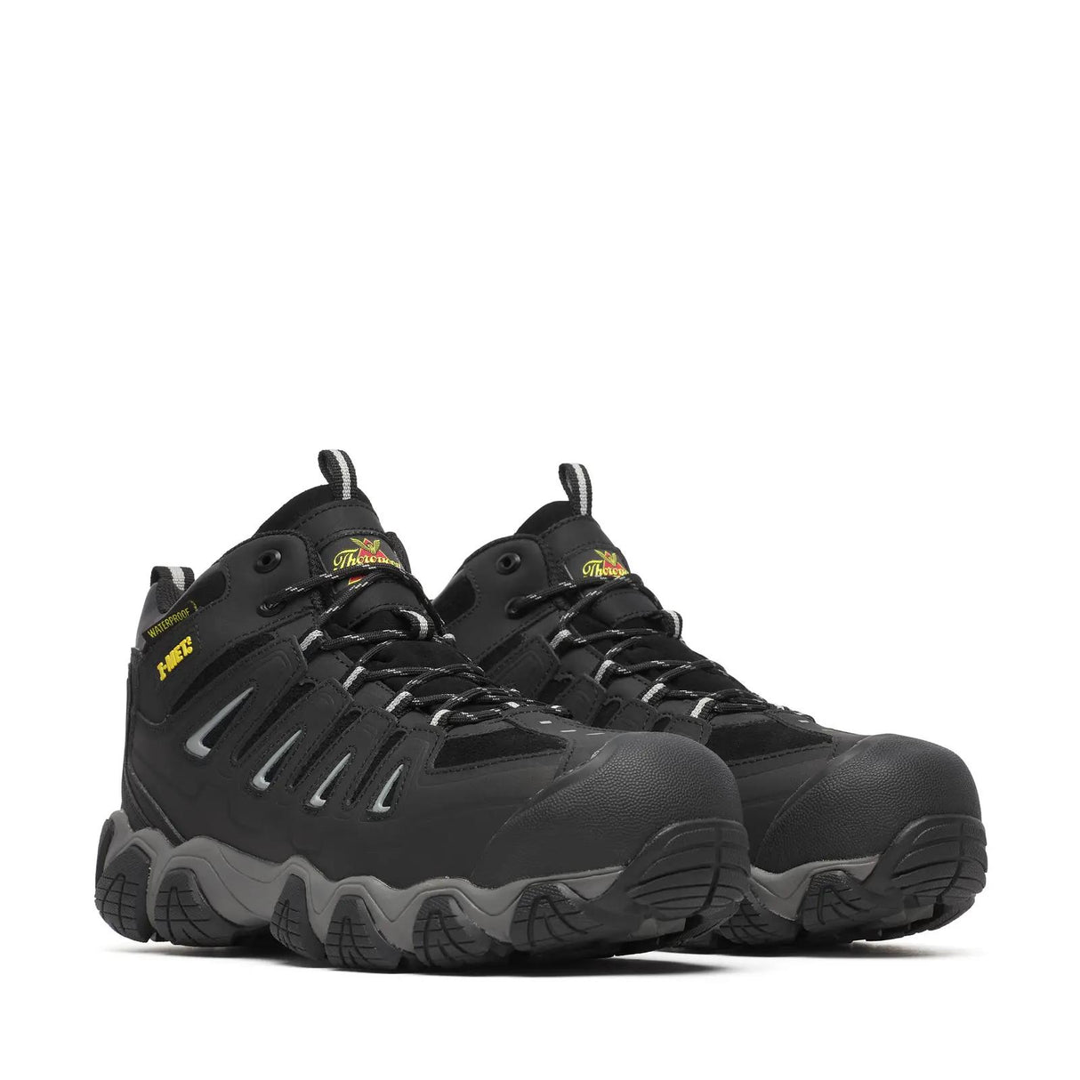 Thorogood Crosstrex I-MET² Waterproof Composite Toe Hiker Boot Black Medial View