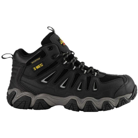 Thorogood Crosstrex I-MET² Waterproof Composite Toe Hiker Boot Black Profile View