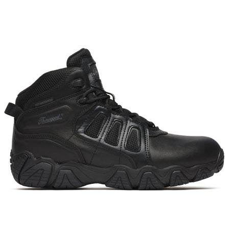 Thorogood Crosstrex Polishable Toe Zip BBP Waterproof Boot Black side view