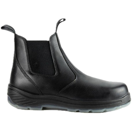 Thorogood Quick Release Station 6" Boot with Translucent Bottom Black Profile View