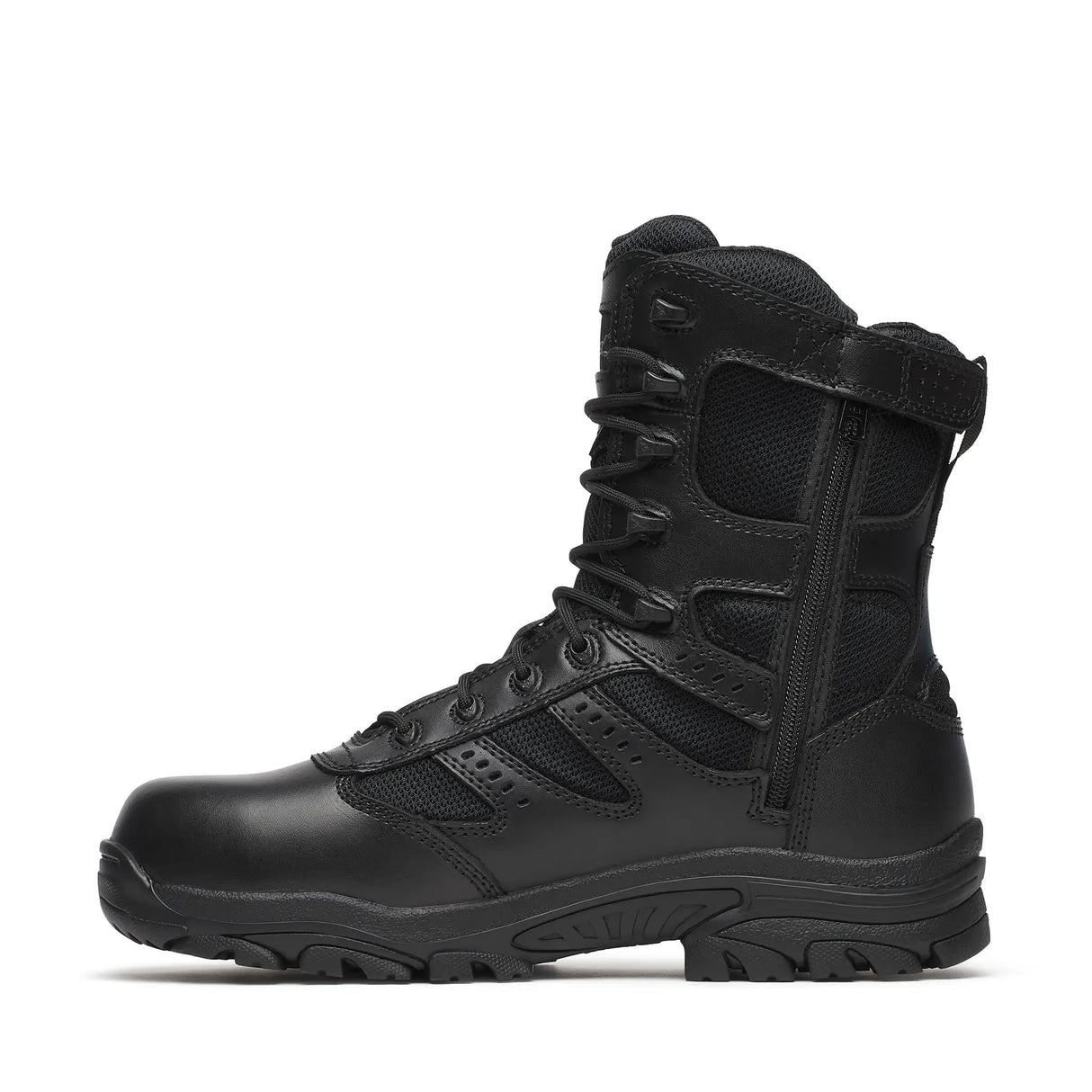 Thorogood The Deuce 8" Composite Toe Boot Waterproof Side Zip Inner Side View