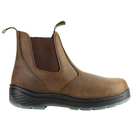 Thorogood Thoroflex Series 6" Composite Toe Quick Release Chelsea Boot Crazy Horse Profile View