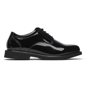 Thorogood Uniform Classics Poromeric Oxford Shoe Black side view