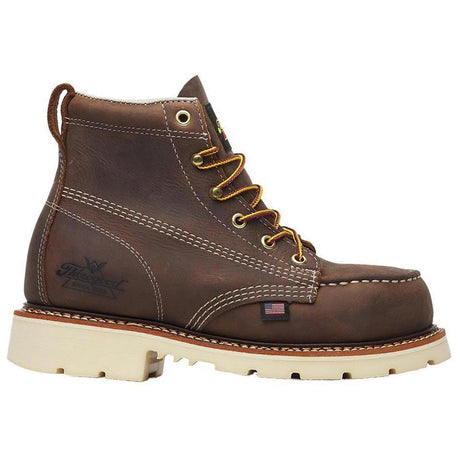 Thorogood Women's American Heritage 6" Steel Toe Moc Toe Boot Profile View