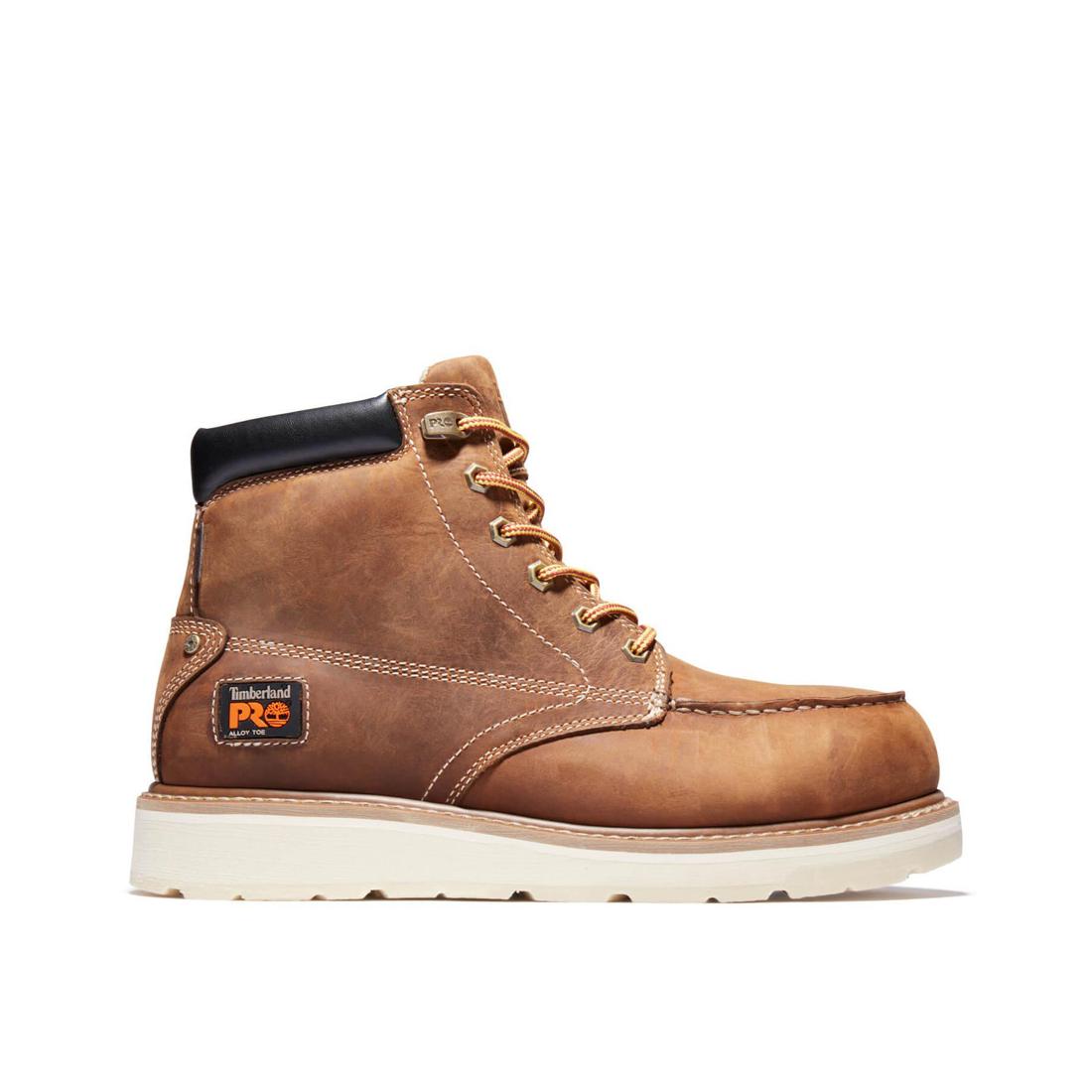 Timberland Pro 6 Gridworks Alloy Toe Waterproof Boots Men s Brown