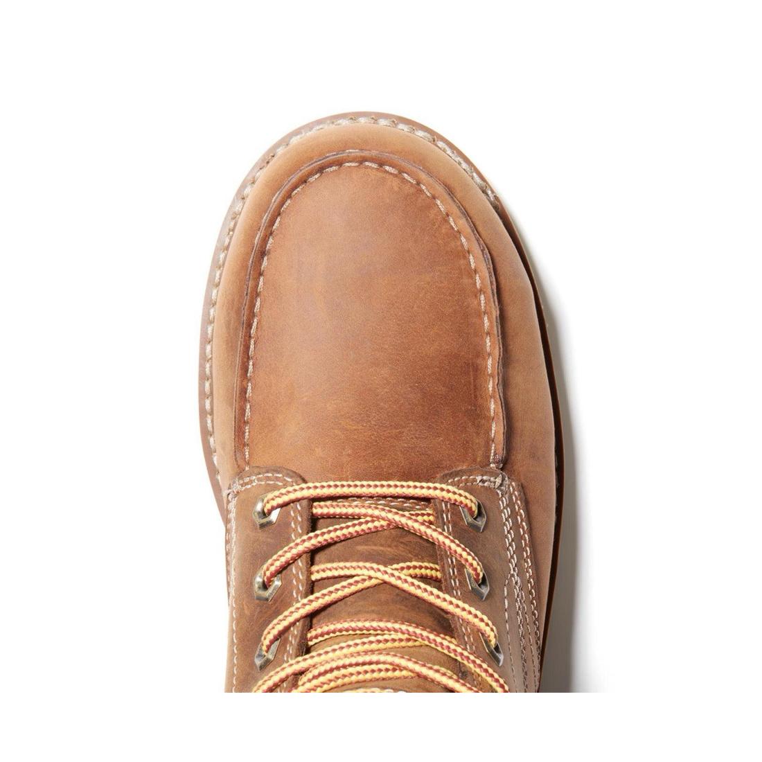 Timberland Pro-6 In Gridworks Al Waterproof Brown-Steel Toes-5