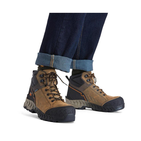 Timberland Pro-6 In Work Summit Nt Waterproof Brown-Steel Toes-2