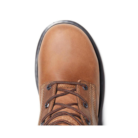 Timberland Pro Ballast 6 Inch Steel-Toe Work Boot Brown Front-upper View