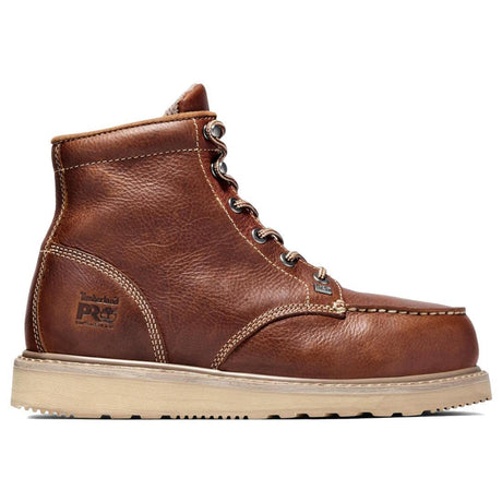 Timberland Pro Barstow 6 Inch Men's Alloy-Toe Work Boot Brown Profile Image