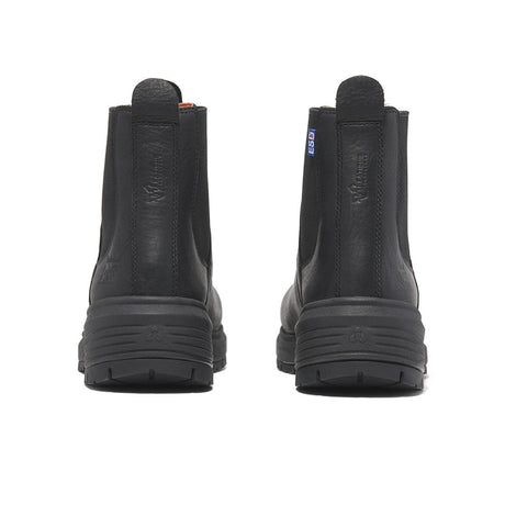 Timberland Pro Women's Birchline Composite-Toe Chelsea Boot Sd10 Full Grain Blackout Top View Detail